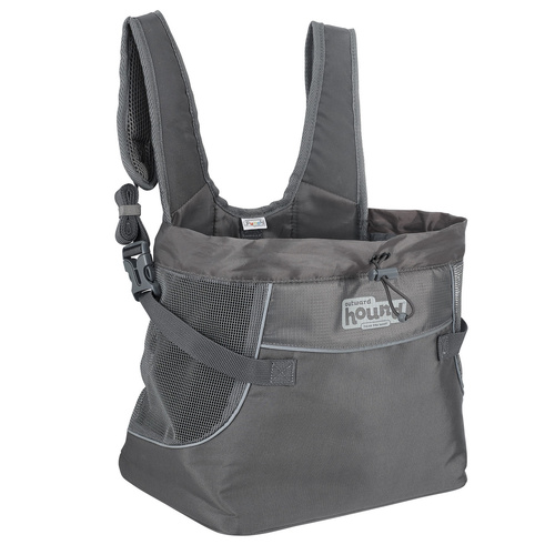 Outward Hound Puppak Durable Front Carrier Bag for Dogs Grey Small