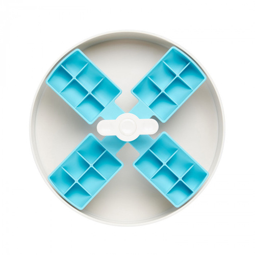 Pet DreamHouse Spin Interactive Slow Feeder Windmill for Dogs Blue