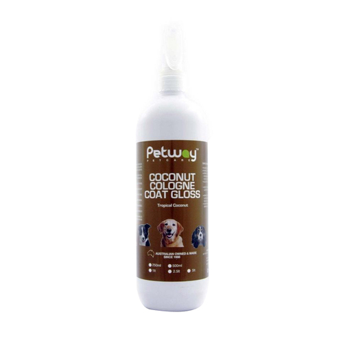 Petway Petcare Coconut Coat Gloss Dog Cologne Spray 500ml