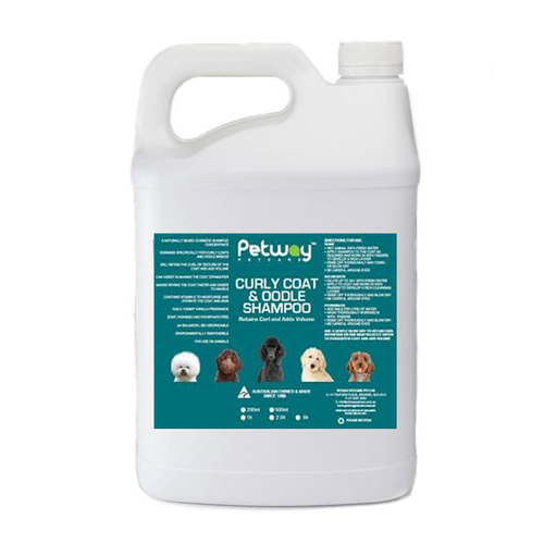 Petway Petcare Curly Coat & Oodle Dog Grooming Shampoo 5L