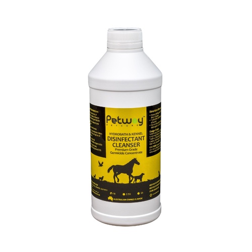 Petway Petcare Hydrobath & Kennel Disinfectant Cleaner Germicide Concentrate 1L