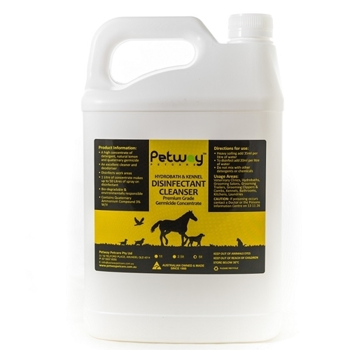 Petway Petcare Disinfectant Cleanser Germicide Concentrate Great for Kennels 5L