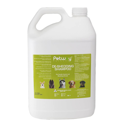Petway Petcare De-Shedding Dog Grooming Shampoo 5L