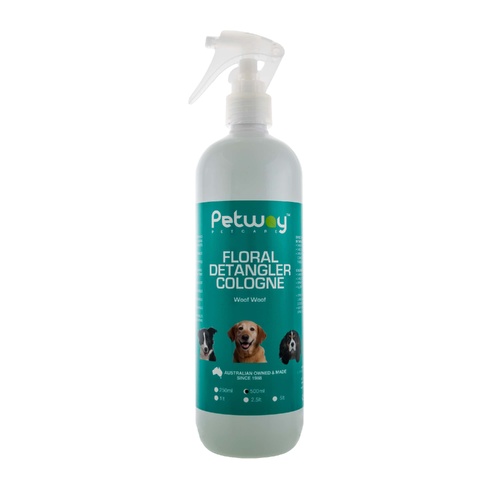 Petway Petcare Floral Detangler Pet Dog Grooming Cologne 500ml