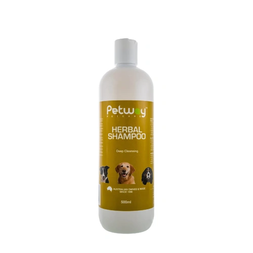 Petway Petcare Herbal Deep Cleansing Pet Dog Grooming Shampoo 500ml