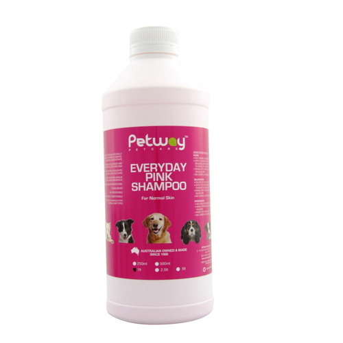 Petway Petcare Everyday Pink Dog Grooming Shampoo 1L