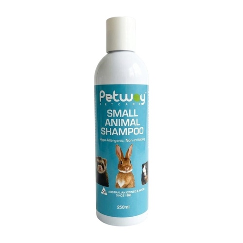 Petway Petcare Small Animal Shampoo for Rabbits Guinea Pigs & Ferrets 250ml