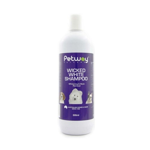 Petway Petcare Wicked White & Stain Removal Dog Shampoo 500ml