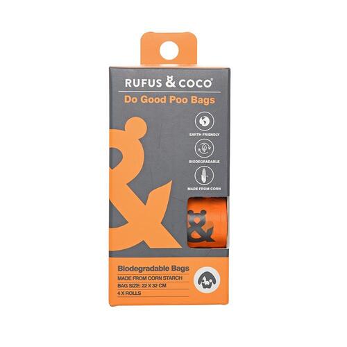 Rufus & Coco Do Good Biodegradable Dog Poo Bags 40 Pack