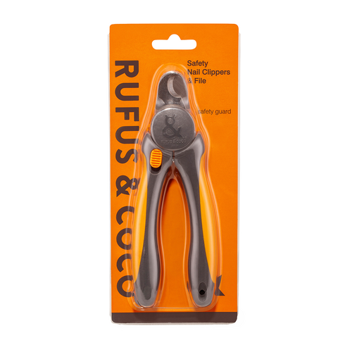 Rufus & Coco Stainless Steel Safety Nail Clippers & File for Dogs