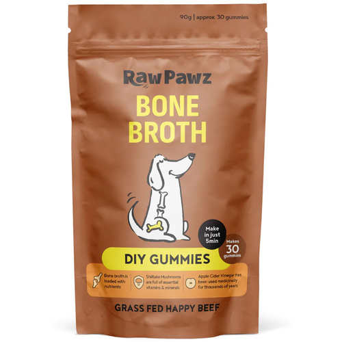 Raw Pawz Bone Broth DIY Gummies for Dogs 90g