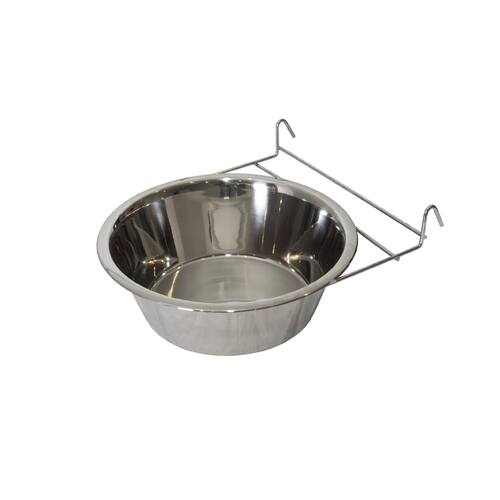 Superior Pet Stainless Steel Bird Cage Coop Cup 1.9L