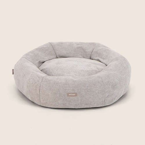 Snooza Panelled Calming Cuddler Durable Cosy Pet Dog Bed Pebble Large