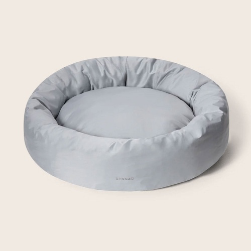 Snooza Cool Bamboo Cuddler Durable Cosy Pet Dog Bed Silver XL