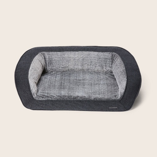 Snooza Ortho Sofa Plush Faux Fur Cosy Pet Dog Bed Chinchilla Medium