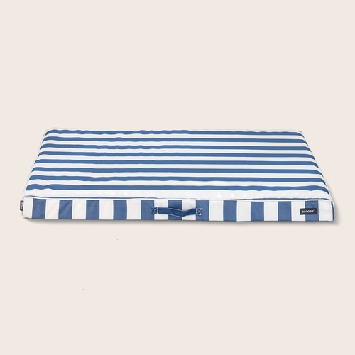 Snooza Alfresco Dream Orthobed Outdoor Pet Dog Bed Ocean Blue Stripe Large