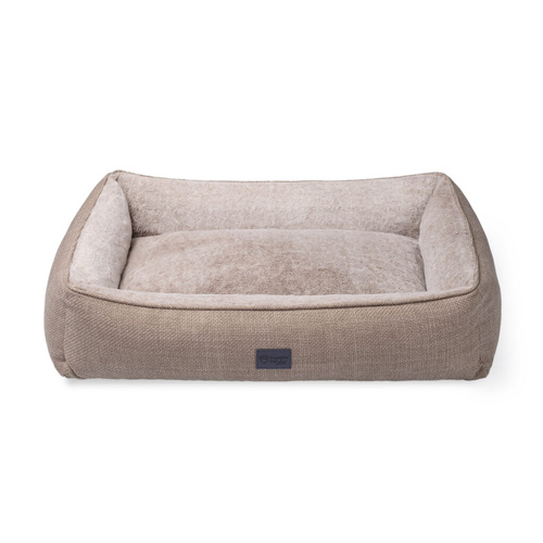 Superior Pet Dog Lounger with Padded Bolstered Walls Puppacino Large