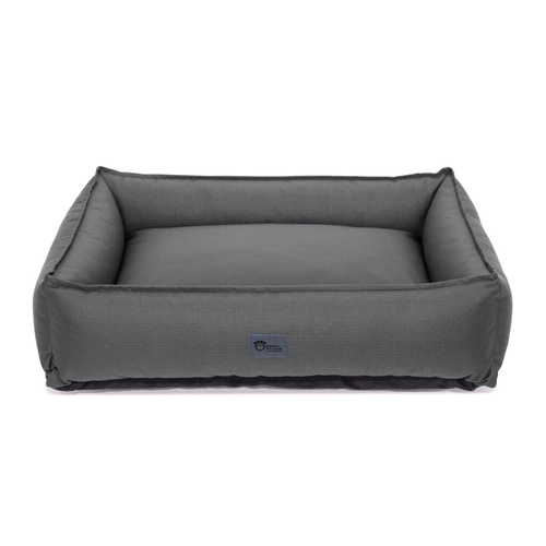 Superior Pet Dog Lounger Ripstop Dog Bed Non-slip Base Jungle Grey Large