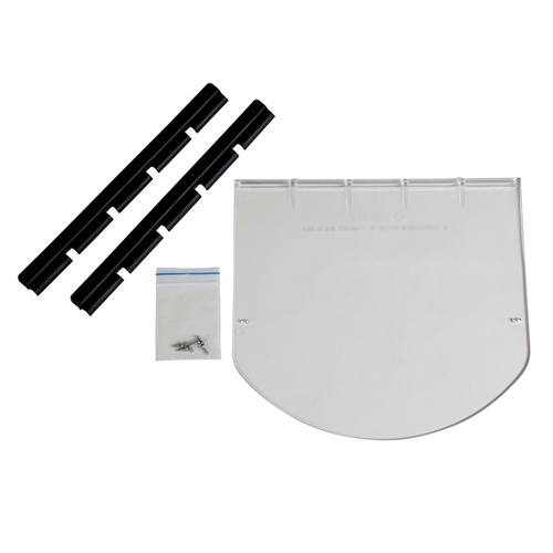 Transcat Replacement Flap for Large Dog Door Spare Parts Clear