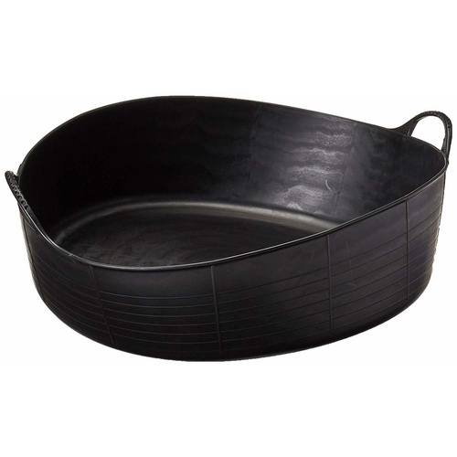 Tubtrug Non Toxic Flexible Strong Bucket Shallow Black Large 35L