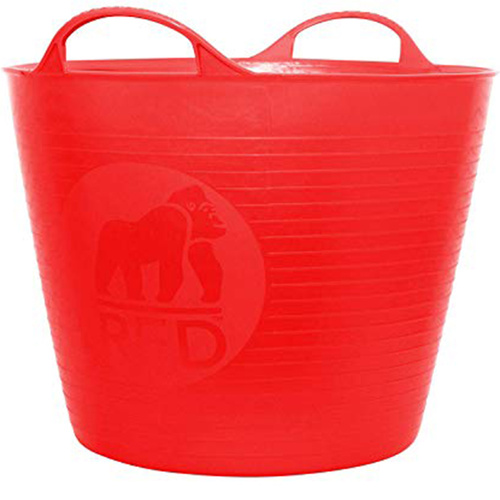 Tubtrug Non Toxic Flexible Strong Bucket Medium 26L Red 