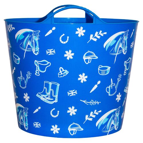 Red Gorilla Pattern & Print Indoor Flexible Tub Blue 25L