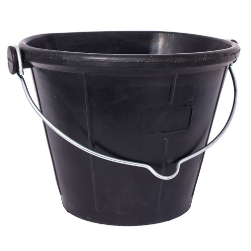 Tubtrug Tyre Rubber Feeder Flat Back Bucket Durable Horse Pet Pony 17L