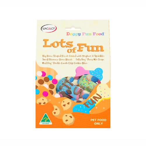 Wagalot Doggy Fun Food Lots of Fun Pet Food Dog Treats Variety Pack