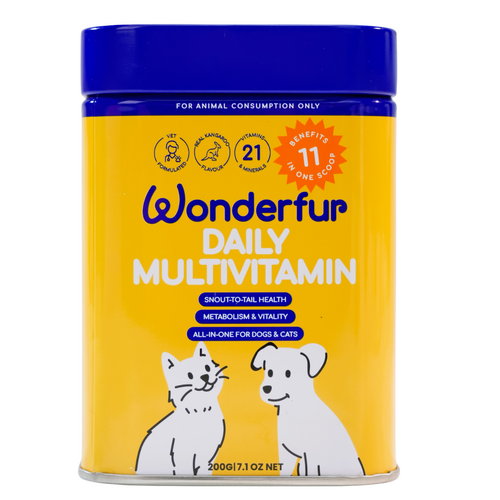 Wonderfur Daily Multivitamins Supplement for Dogs & Cats 200g