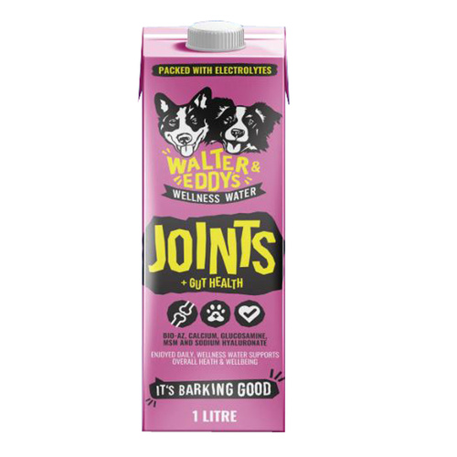 Walter & Eddys Wellness Water Joints + Gut Health for Dogs 6 x 1L
