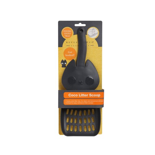 Rufus & Coco Wee Kitty Hook-On Litter Scoop Grey