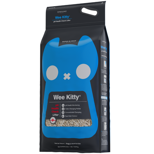 Rufus & Coco Wee Kitty Clumping PH Health Check Cat Litter 9kg
