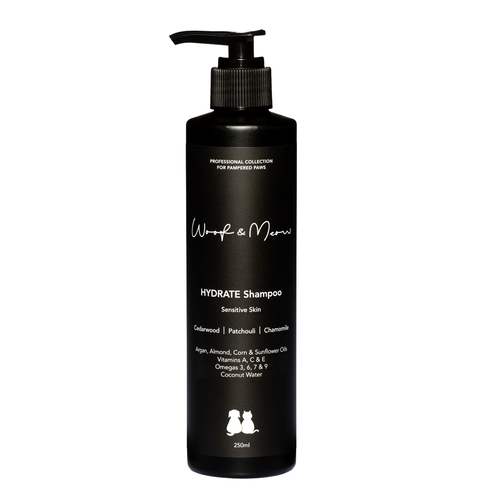 Woof & Meow Hydrate Dogs & Cats Grooming Shampoo 250ml