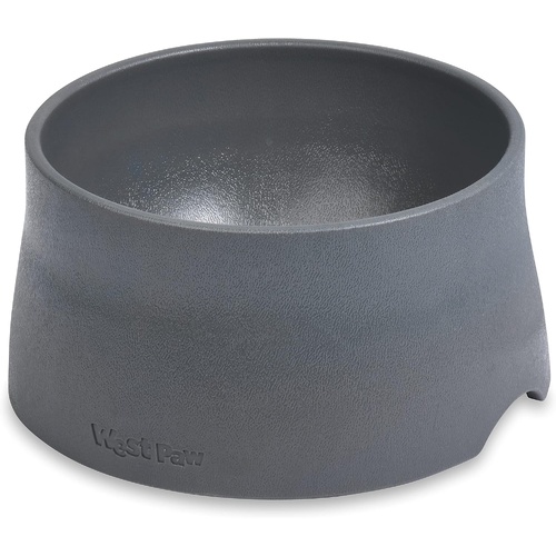 West Paw Non-Slip Seaflex Pet Dog Feeding Bowl Dishwasher Safe Sea Fog