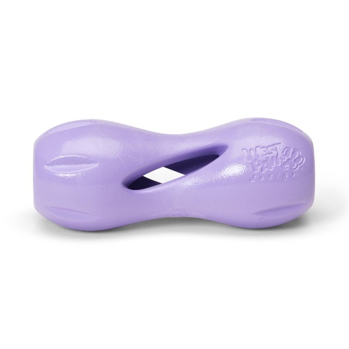West Paw Qwizl Tough Treat Dispenser Puzzle Pet Dog Toy Lavender Small