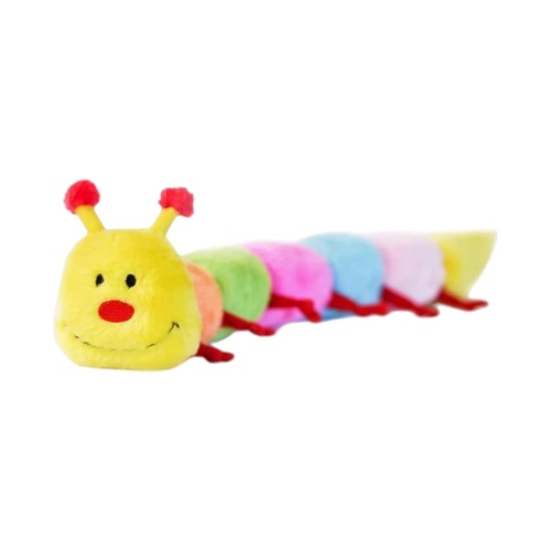 ZippyPaws Caterpillar Large with 7 Squeakers Interactive Plush Dog Toy