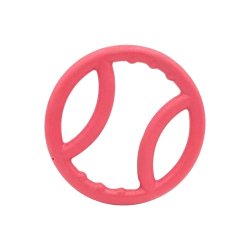 ZippyPaws ZippyTuff Squeaky Ring Interactive Durable Pet Dog Toy Pink