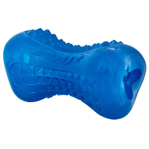 Rogz Yumz Treat Dispensing Dog Chew Toy Blue Small